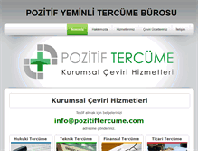 Tablet Screenshot of pozitiftercume.com